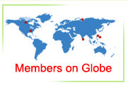 Members on globe